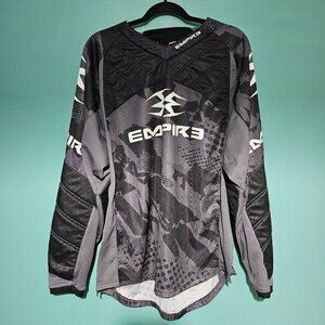 Empire Prevail Padded Long Sleeve Jersey Men's XL Black Paintball Sports *Read*